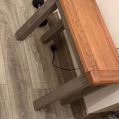 wooden side table