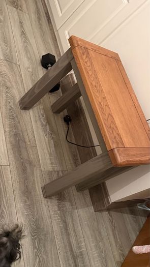wooden side table