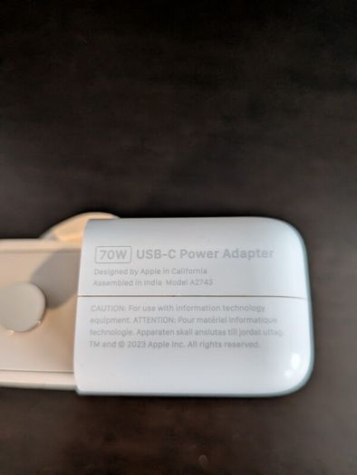 70W Apple Charger genuine
