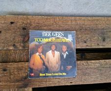 vinyl bee gees too much heaven single record