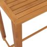 7 Piece Garden Bar Set Brown Image 5
