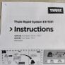 Audi Thule Adapter Fitting Kit 1591. Roof Bars Box Camping Holidays Image 2
