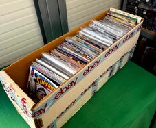 DC Long Comic Box w 250 comics for Sale (2)