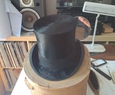 Vintage top hat 6 7/8"1919 for JP Keogh.