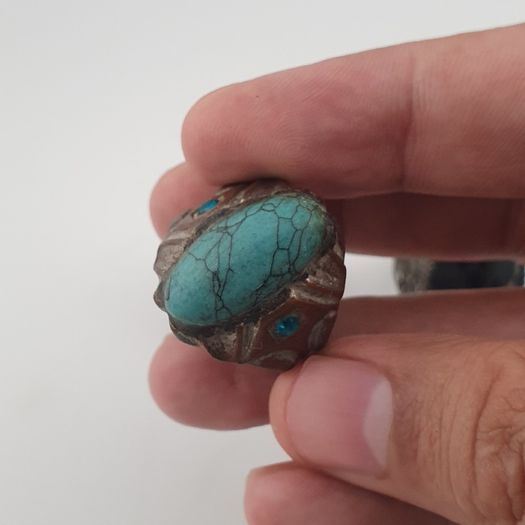 Antique 15 Heritage Style Rings Mixed Brass Glass & Decorative Stone Collection
