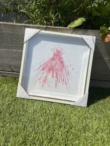 Framed painting