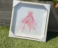 Framed painting