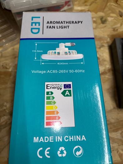 LED Multi-Function Fan Light with Remote Control