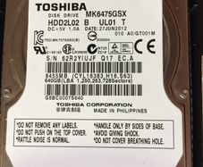 Toshiba Hard Disk Drive 640 Gb