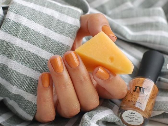Nail polish Masura dark cheddar new