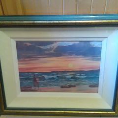 oil painting print high grade box framed