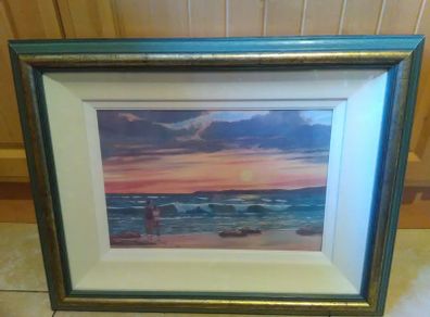 oil painting print high grade box framed