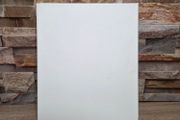 White canvas 30x25 cm