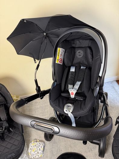 icandy peach 7 cerium collection Cybex car seat and isofix base rotating