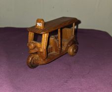Wooden Tuk Tuk Taxi model