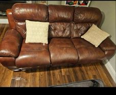 Leather Sofa and Chairs