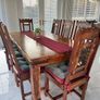 Dining table with 8 chairs Image 2