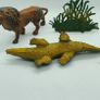 Vintage Lead Toys Alligator and Lion Britains ? Image 3