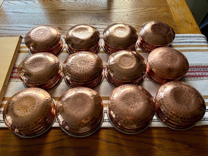 Copper serving dish 11cm