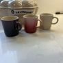le Creuset set of 3 espresso cups Image 6