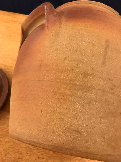 Hand thrown Pottery storage container