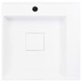 Wash Basin 50x50x12.3 cm Mineral Cast/Marble Cast White Image 5