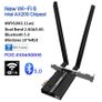 COMFAST 3000Mbps Dual Band WiFi6 + Bluetooth 5.0 Desktop Internal PCIe 2x6dBi Wireless Network Card (Brand New/Warranty) Image 3