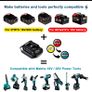 Battery Adapter Compatible with DEWALT or Milwaukee conversion to Makita Batteries MAKITA Power Tool Accessories Replaces Image 3