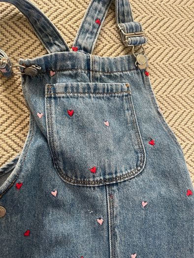 zara girls dungarees