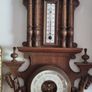 Large wooden, richly carved French barometer Image 6