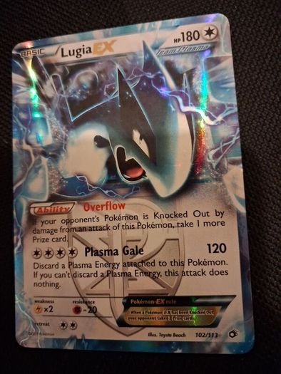Pokemon Card : Lugia Ex 102 Team Plasma