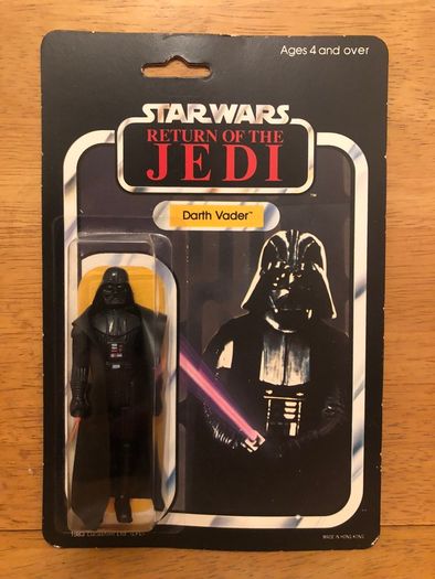 Vintage Star Wars Darth Vader Carded