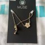 Muse Gold Tone Bracelet with Shell Charm Image 2