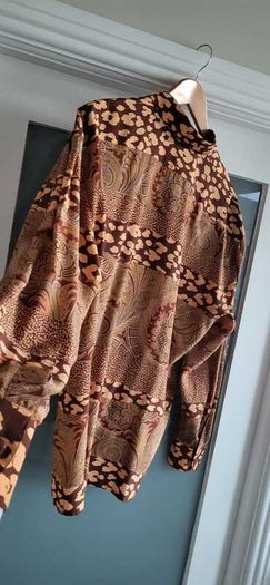 Vintage ESCADA 100% Silk Blouse Sz 40 (Fit 12UK)