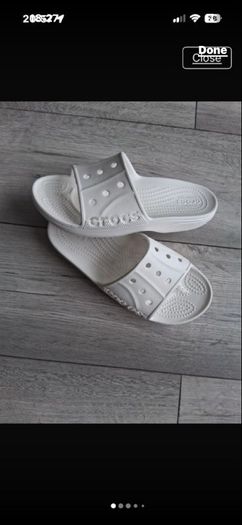 Crocs slider sandal size 5/38