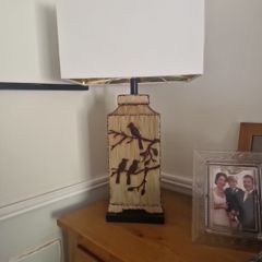 stunning ceramic lamp and shade