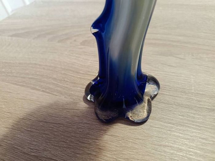 Vintage Art Glass Vase 19cm 380g