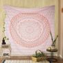 NEW SALE | Rose Gold Elephant Mandala Tapestry For Bedroom- Aesthetic Tapestry - Indie Wall Tapestry Hippie Room Decor - Boho Tapestrys -Trippy Small Tapestry Wall Hanging 30x40 Inches Image 4