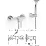 Shower mixer thermostatic Shower tap Image 2