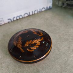 Vintage  Flower holder or seant stick holder fieled with dry flowers.