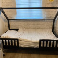 Bed frame with matress