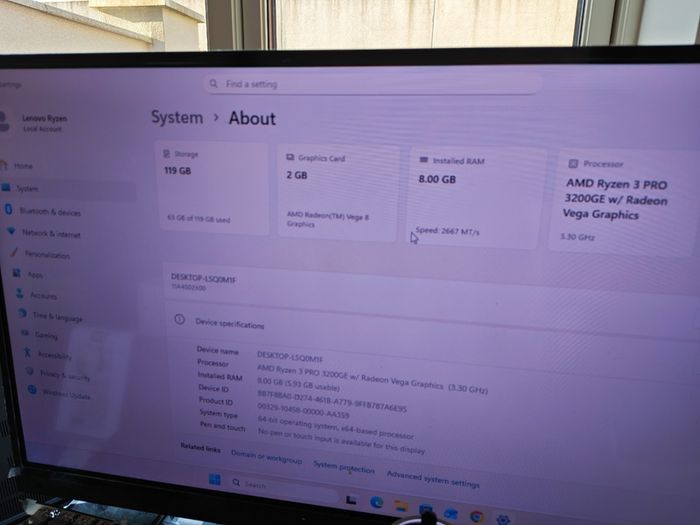 Lenovo usff M75-q1 thinkcetre AMD Ryzen pro ssd