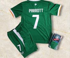 Ireland 2026 ( Parrott 7 ) Kids Full Kit, Size 8/9 Yrs (LAST ONE)