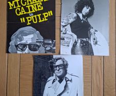 1972 PULP Press Kit Michael Caine