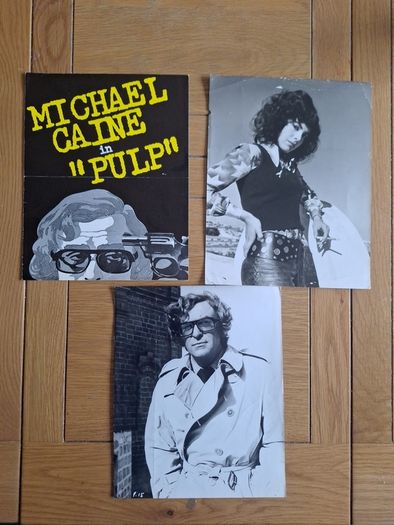 1972 PULP Press Kit Michael Caine