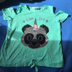 Emoji Summer T-shirt with Panda/ unicorn