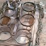 Condiments set,plus metal tray. Image 8