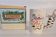 Zebra Shaped Handle Mug Ceramic Height 12cm Width 13.5cm Depth 8.5cm