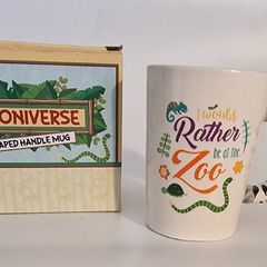 Zebra Shaped Handle Mug Ceramic Height 12cm Width 13.5cm Depth 8.5cm