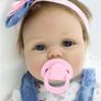 Realistic 22''/55cm Reborn Baby Dolls Real Life Soft Silicone Vinyl Reborn Dolls Lifelike Reborn Toddler Girls Handmade Boy Girl Toy (FREE POSTAGE) Image 5